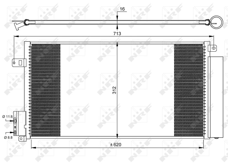 Comprar 35750 NRF Condensador de aire acondicionado