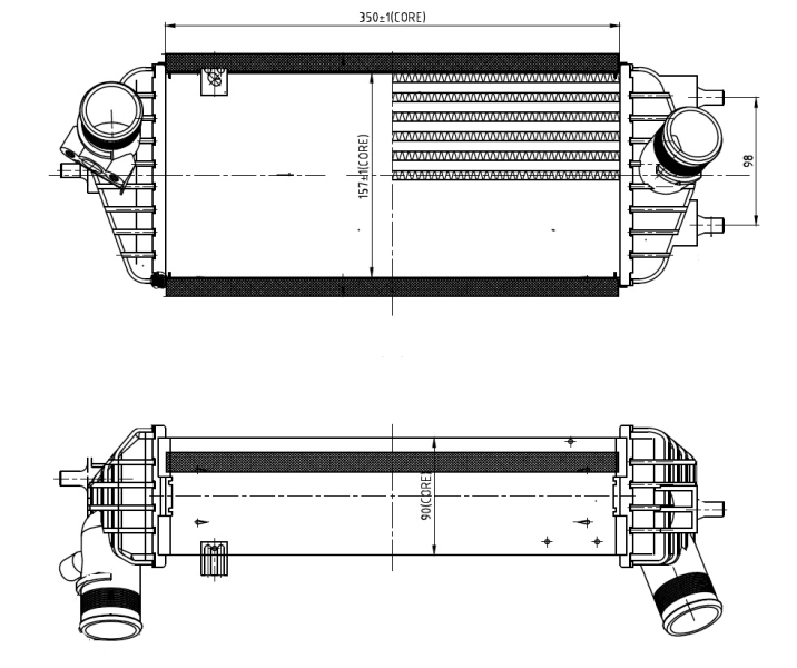  Intercooler KIA Carens 3