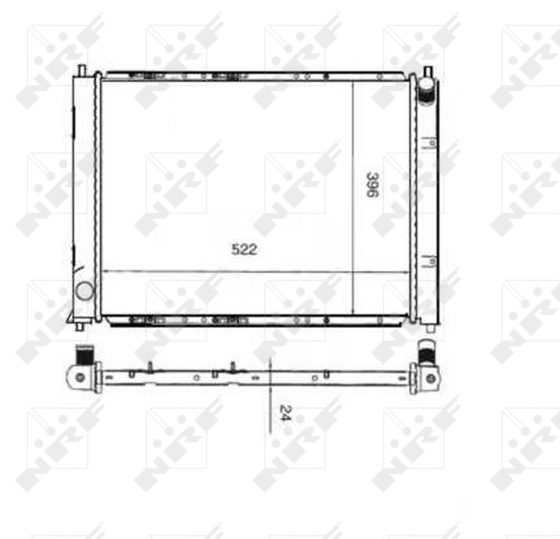 Radiador 55339 NRF