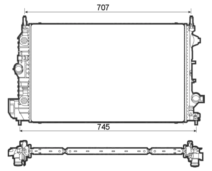 Comprar 53132 NRF Radiador de auto