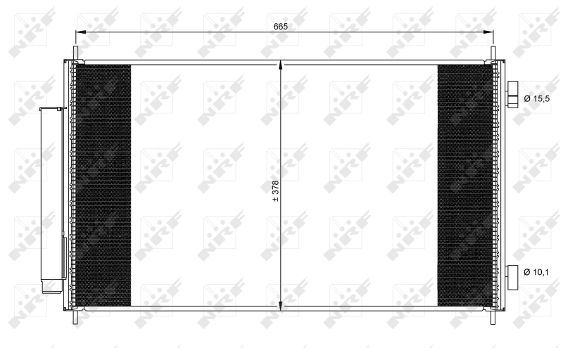 Comprar 35864 NRF Condensador de aire acondicionado