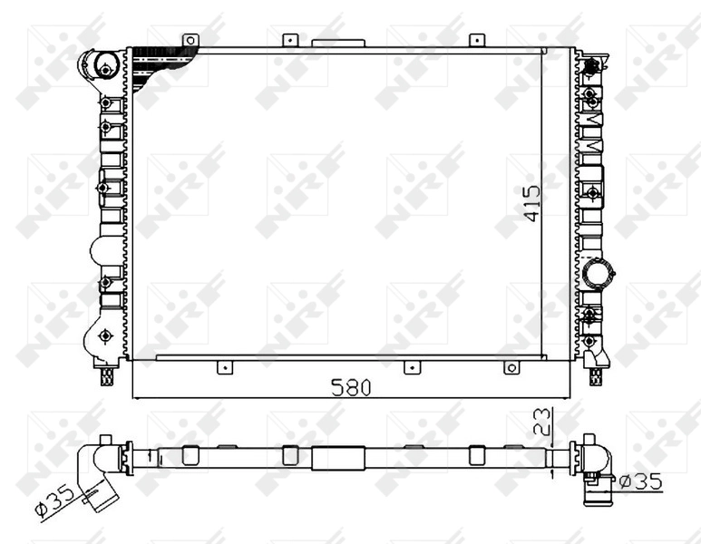 Comprar Radiador de refrigeración del motor Alfa Romeo 156  932 a bajo precio