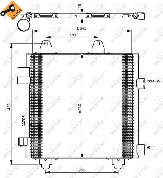 Aire acondicionado capacitor NRF 35778 precio, desde 80,11 EUR