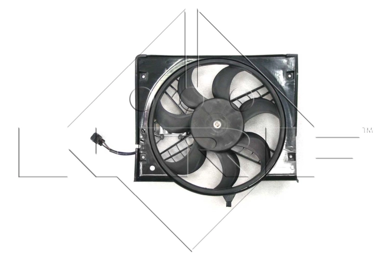 47442 NRF Ventilador de refrigeración del motor