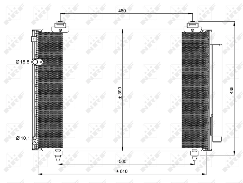 Comprar 35860 NRF Condensador de aire acondicionado