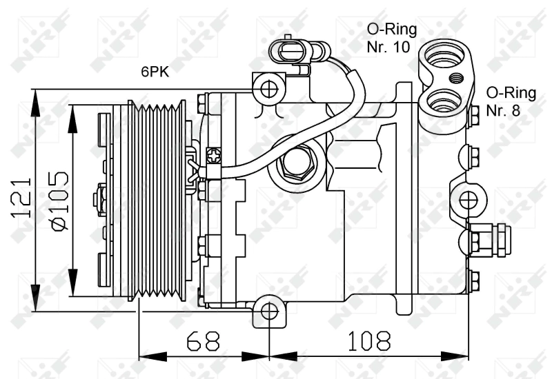 Compresor de ac General Motors 6560956