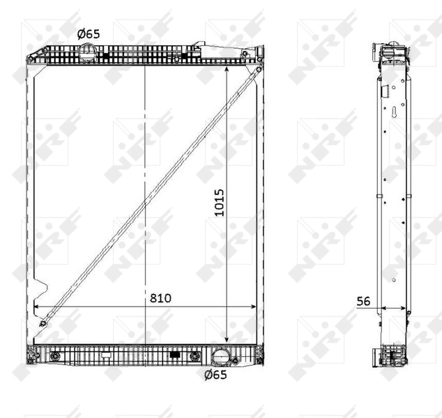 Radiador A9425003503 Mercedes