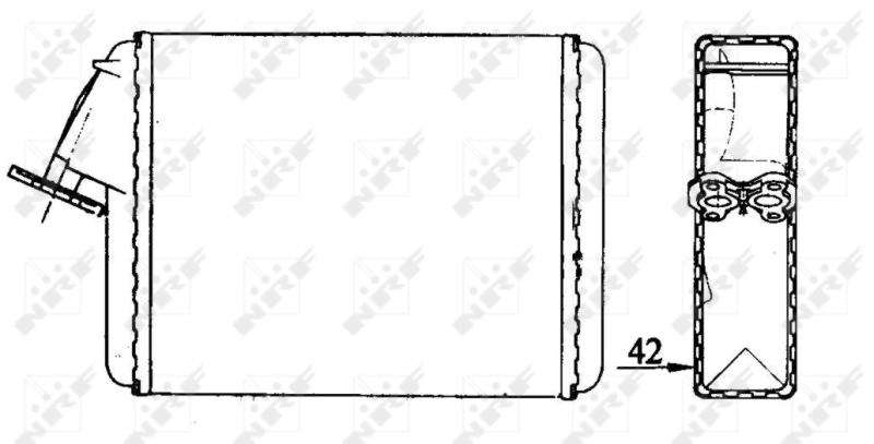 Comprar 58840 NRF Radiador calefacción