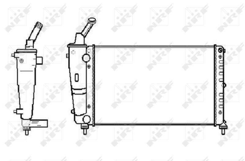 Comprar 53619 NRF Radiador de auto
