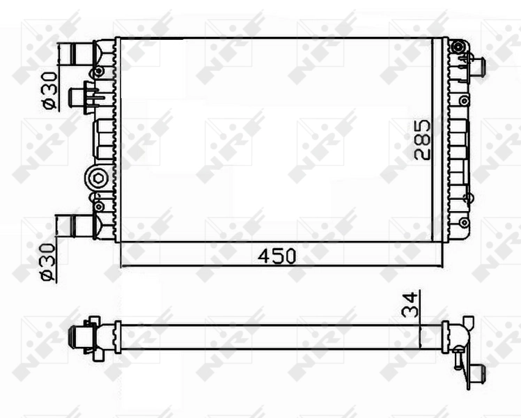Comprar 53602 NRF Radiador de auto