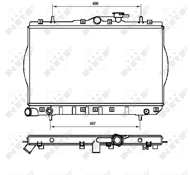Comprar Radiador de refrigeración del motor Hyundai Accent  X-3 a bajo precio