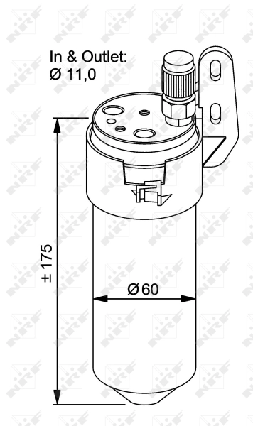 Filtro deshidratador 33200 NRF