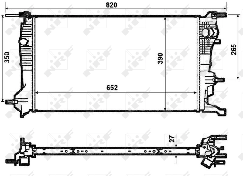 Radiador 53964 NRF