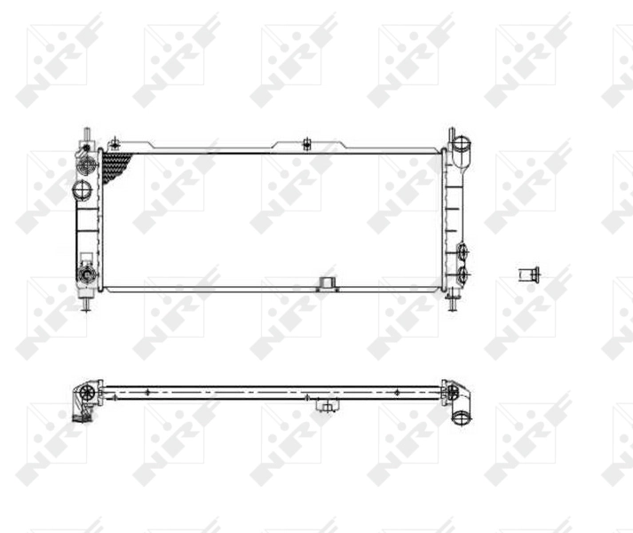 Radiador 53631 NRF