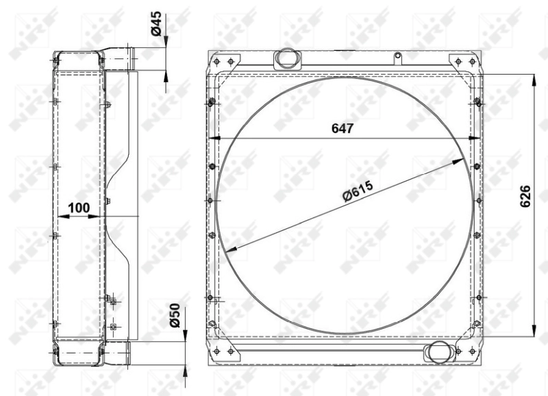 Radiador 54094 NRF