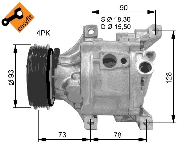 Compresor de ac Mazda RX-8 