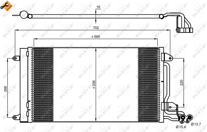 Comprar 35910 NRF Condensador de aire acondicionado