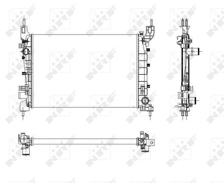 Radiador 54504 NRF