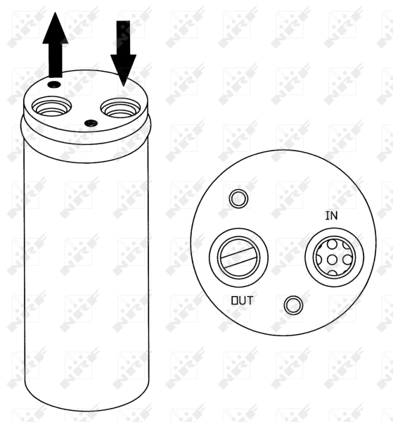 Filtro deshidratador 33208 NRF