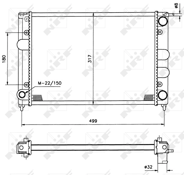 Comprar 529505 NRF Radiador de auto