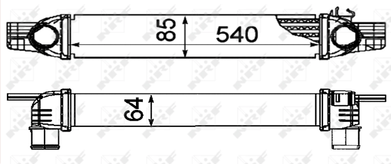 Intercooler 30254 NRF