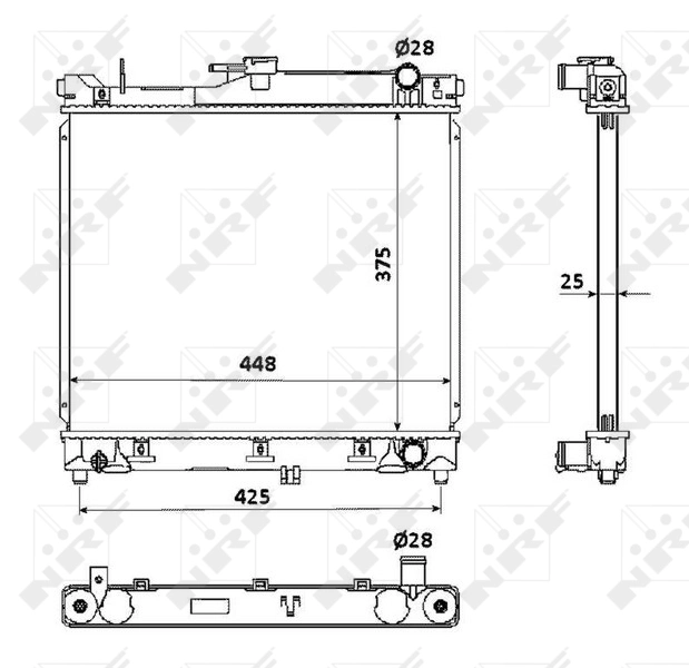 Comprar 53930 NRF Radiador de auto