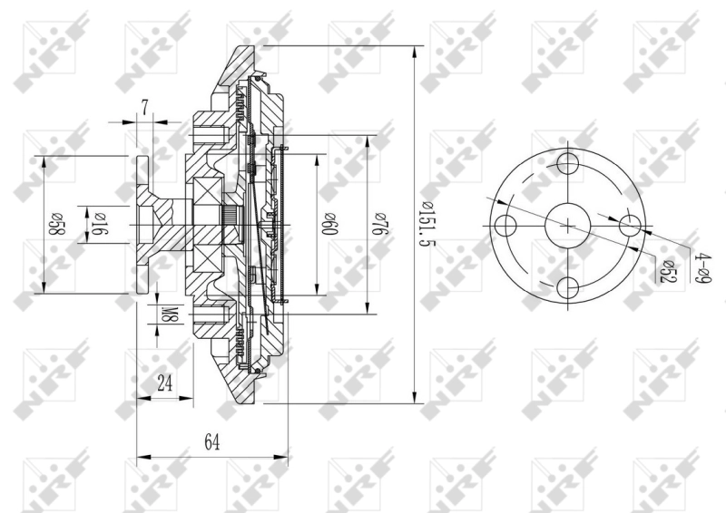 Embrague, ventilador de refrigeración Mercedes E coupé (C123) (1977 - 1985) precio, desde 84,23 EUR