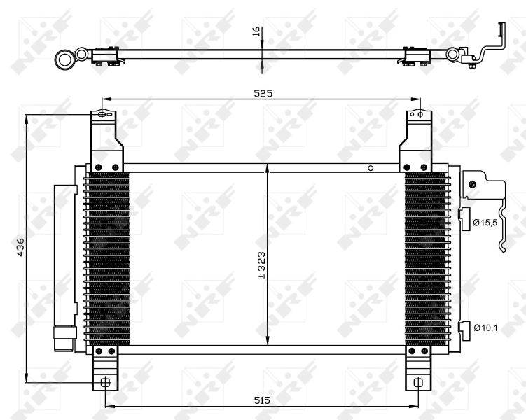 Comprar 35464 NRF Condensador de aire acondicionado