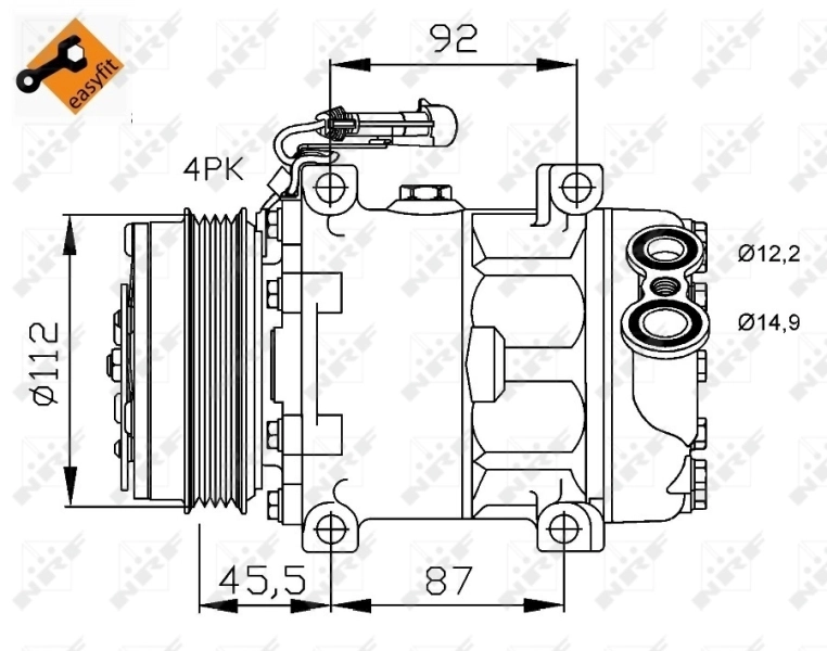Comprar 32701 NRF Compresor de aire acondicionado coche