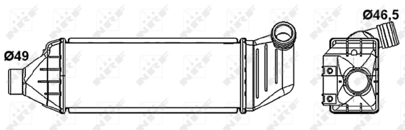Enfriador de aire de admisión Ford Mondeo II