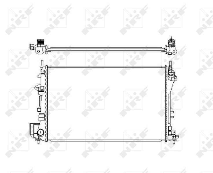 Radiador 58203 NRF