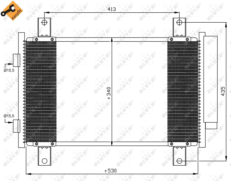 Aire acondicionado capacitor Citroen Jumper furgoneta (244) (2002 - 2006) precio, desde 79,88 EUR