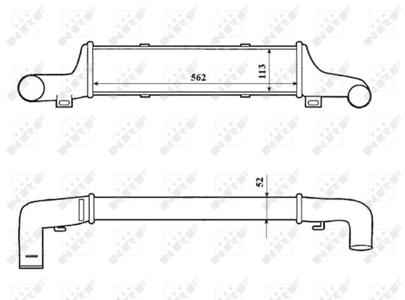 Intercooler 30419 NRF