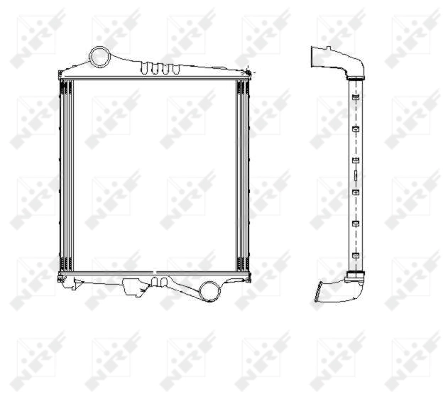 Intercooler 309304 NRF