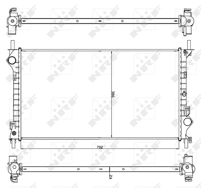 Comprar 54756 NRF Radiador de auto