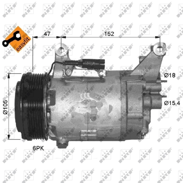 Comprar 32409 NRF Compresor de aire acondicionado coche