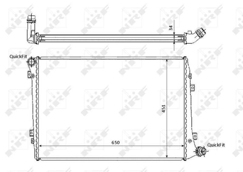 Comprar 53814 NRF Radiador de auto