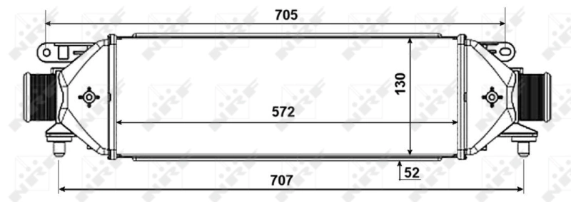 Intercooler 30752 NRF