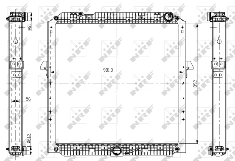Radiador 9605000801 Mercedes