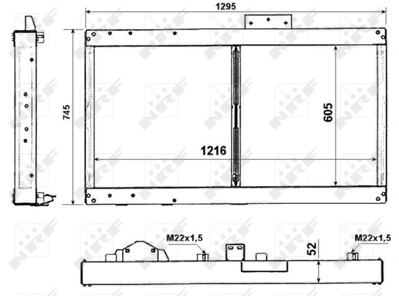 Radiador 509712 NRF