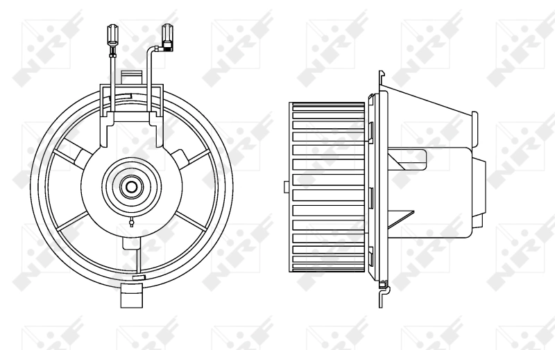 Ventilador habitáculo 34165 NRF