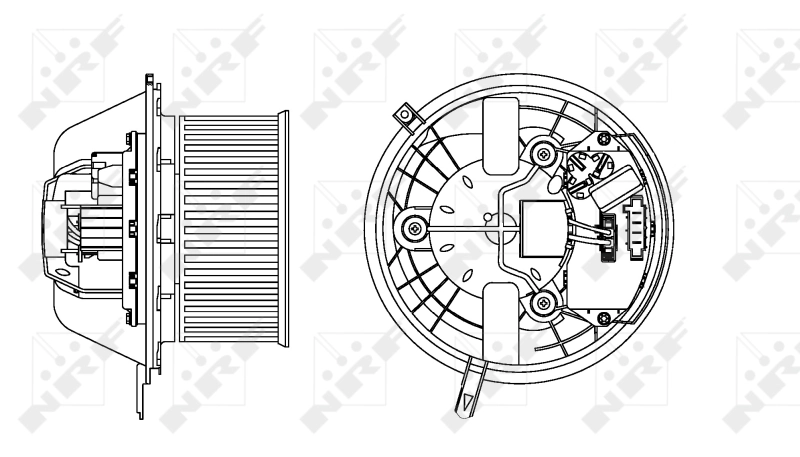 Ventilador habitáculo 34169 NRF