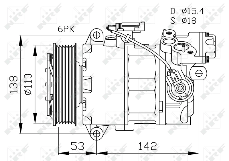 Compresor ac NRF 32463 precio, desde 246,98 EUR