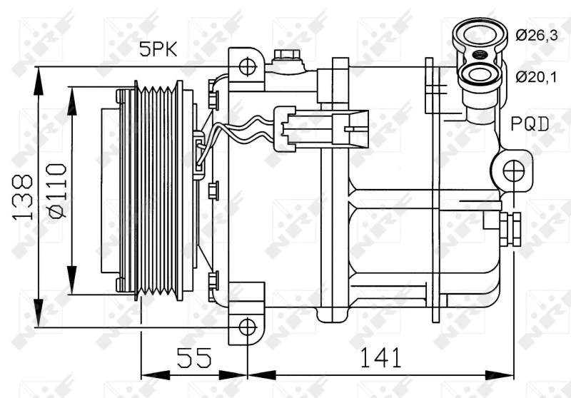 Compresor ac NRF 32312 precio, desde 273,59 EUR