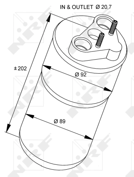 Filtro deshidratante NRF 33318