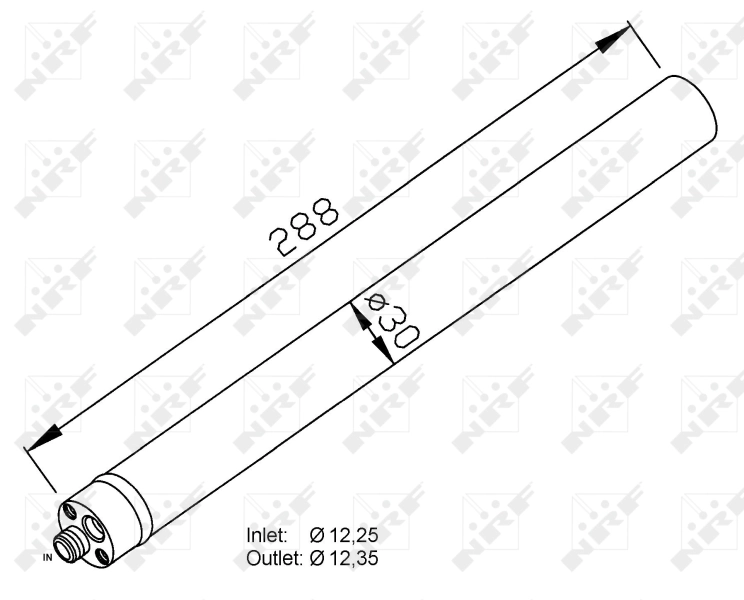 Filtro deshidratador 33310 NRF