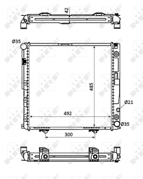 A1245006303 Mercedes Refrigeración del motor