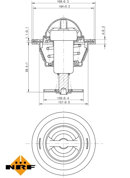 Termostato 725083 NRF