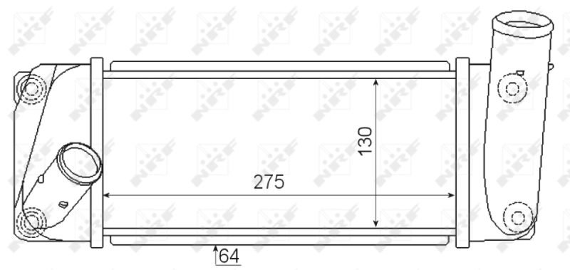 Enfriador de aire de admisión NRF 30347