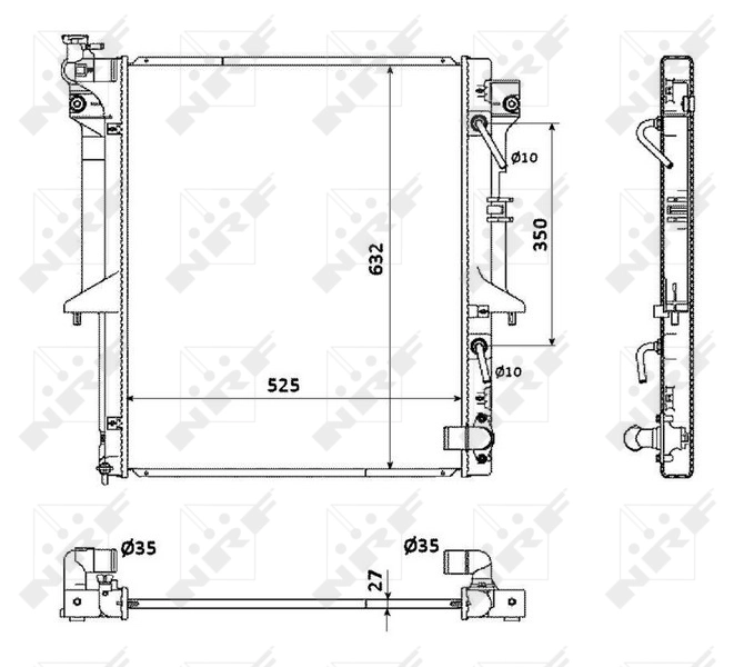 Radiador 53910 NRF